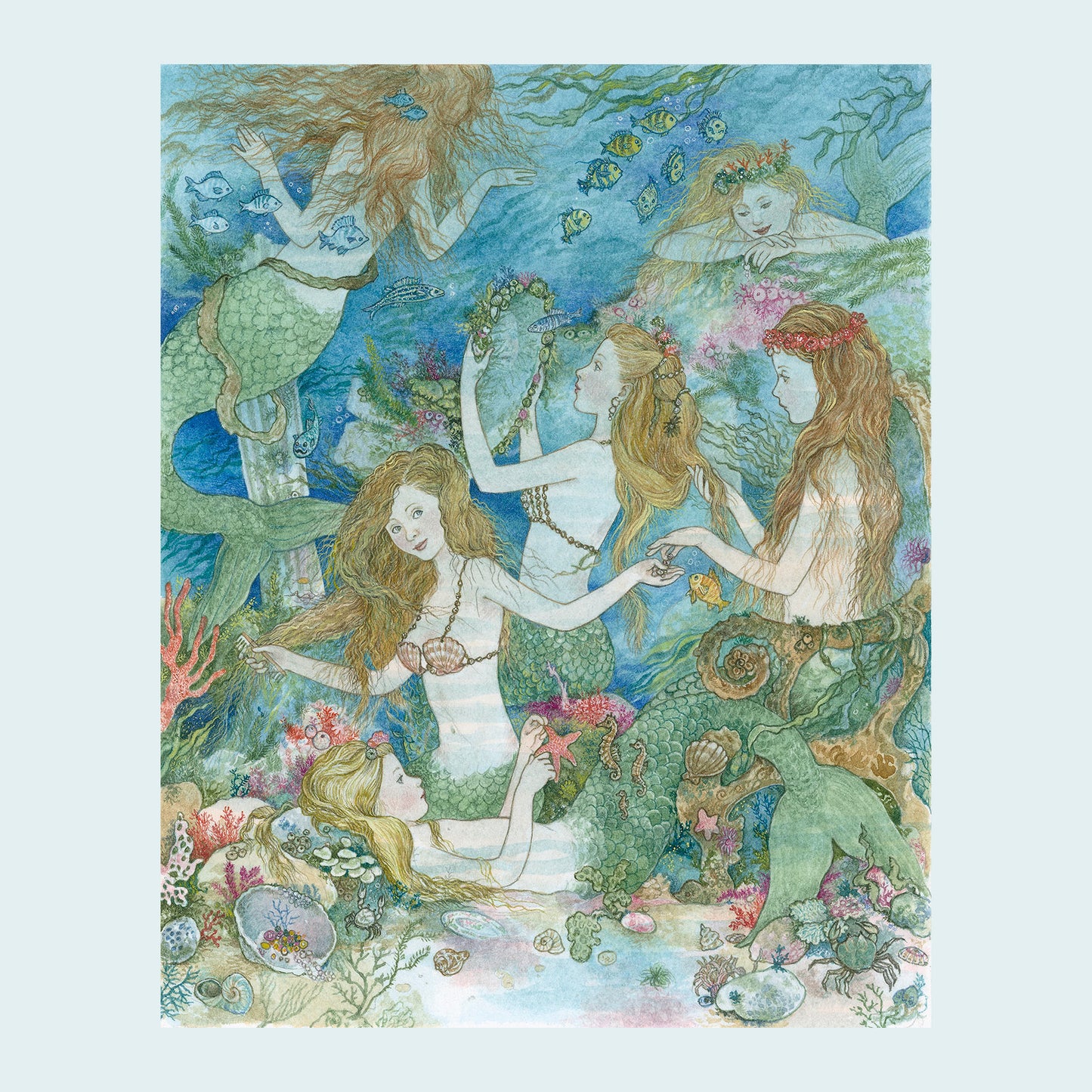 Mermaids limited edition print