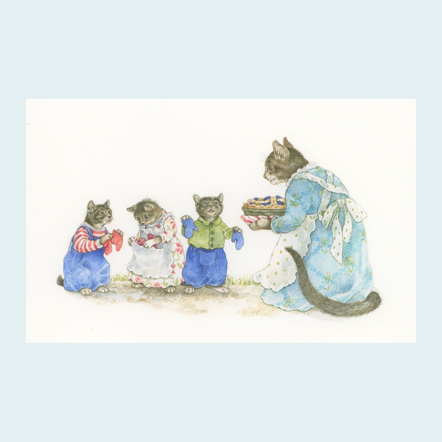 Three Little Kittens limited edition print