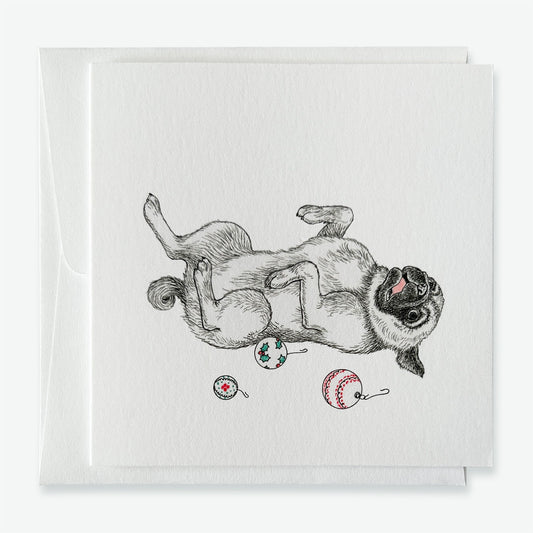 Brutus and the Christmas Ornaments