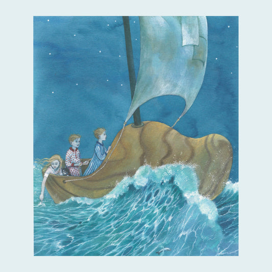 Wynken, Blynken, & Nod limited edition print